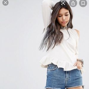 Milk it vintage peplum top